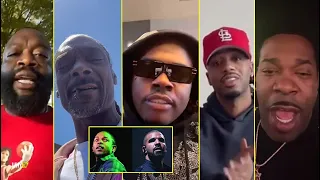 Rappers Reaction Kendrick Lamar Drops New Drake Diss Song 'Snoop Dogg, Gunna, Future And More'