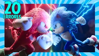 🔵20 Errores en Sonic 2 la Película Que Quizás No Notaste