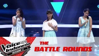 Kim & Meril & Vitara "Elastic Heart" | Battle Rounds | The Voice Kids Indonesia S2 GTV 2017