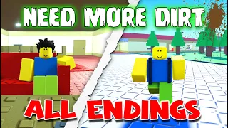 🧹NEED MORE DIRT🧹 ALL Endings! - Full Gameplay! [ROBLOX]