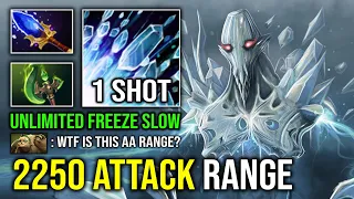 +2250 ATTACK RANGE Unlimited Right Click Freeze Slow NEW Offlane Carry Ancient Apparition Dota 2