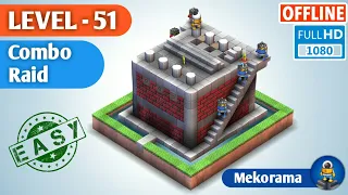 Combo Raid 51 : Mekorama story Level-51