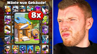 😱❌NUR GEBÄUDE WÄHLEN im MEGA AUSWAHL Modus... (unglaubliches Ergebnis) | Clash Royale Deutsch