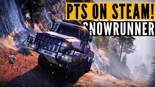 SnowRunner Public Test Server (PTS) now on STEAM