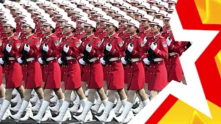 WOMEN'S TROOPS OF CHINA ★ 中国女子军 ★ Chinese female soldiers ★ Beijing military parade.