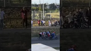 Crash on the final In the  national championship 🤐.  #bmx #bmxlife #bmxrace #cycling #shots