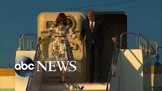 Trump arrives in Japan to meet with PM Abe and Japan's new emperor  l ABC NEWS