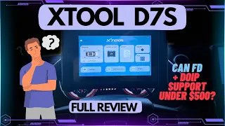 XTOOL D7S Bi Directional Scanner w/ CAN FD + DOIP ▶️ Should You BUY it?