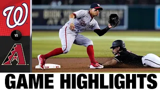 Nationals vs. D-backs Game Highlights (7/23/22) | MLB Highlights