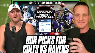 Pat McAfee & AJ Hawk's Picks For Colts vs Ravens On Monday Night Football