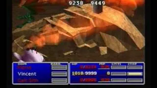 FF7 - Ruby Weapon defeated by Vincent's Chaos