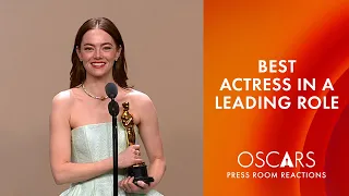 Emma Stone | Best Actress in a Leading Role | Oscars 2024 Press Room Speech