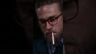 Charlie Hunnam smoking