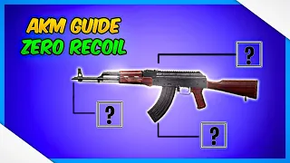 AKM ZERO RECOIL LASER SPRAY ON ANY DEVICE GUIDE/TUTORIAL | PUBG MOBILE/BGMI