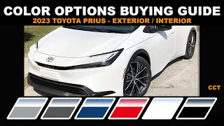 2023 Toyota Prius - Color Options Buying Guide