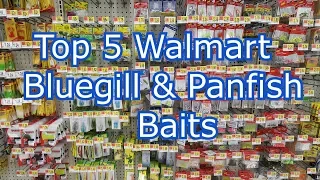 Best 5 Walmart Bluegill and Panfish Baits/ Lures