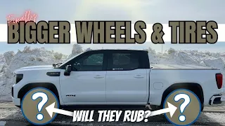 Upgraded Wheels & Tires for the GMC Sierra AT4: Mount, Balance, Review