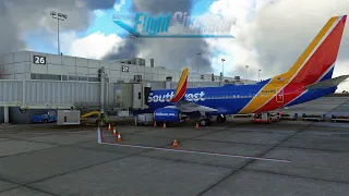 MSFS | PMDG737-700 | Real World Ops | KSAN - KOAK