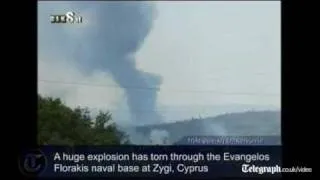 Extensive damage at Cyprus military base