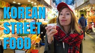 Korean Street Food Taste Test in Seoul, Korea