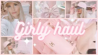 HUGE GIRLY PINK HAUL HOMEGOODS TJMaxx ROSS AND MORE!