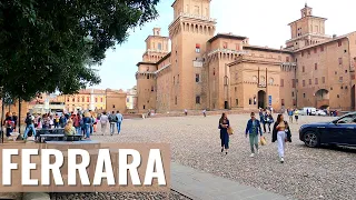 FERRARA 🏰 (Emilia-Romagna) Italy walking tour in 4k