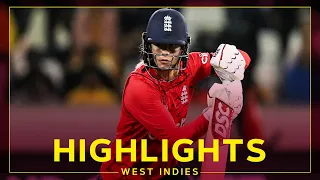 Highlights | West Indies Women v England Women | Wyatt Hits Half-Century For The Visitors | 1st T20I