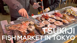 What's Tsukiji Like Now in 2023? - TSUKIJI FISH MARKET, TOKYO, JAPAN * | Travel | Vlog | Food |