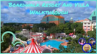 Disney's Boardwalk 2023 Walkthrough in 4K | Walt Disney World Orlando Florida