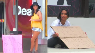 Hot Girl VS Homeless Girl! (Social Experiment)