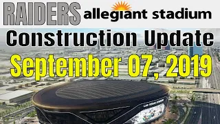 Las Vegas Raiders Allegiant Stadium Construction Update 09 07 2019