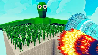 300x Zombie + 1x GIANT vs EVERY GODS - Totally Accurate Battle Simulator.