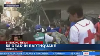 Dozens killed in Mexico earthquake