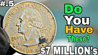 Do You Have These Top 5 Ultra Valuable Quarter Rare Quarter Dollars Coins Worth money Coins!