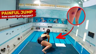 Regular People try DIVING from OLYMPIC HEIGHT | Twins vs Boys EPIC CHALLENGE in a swimming pool