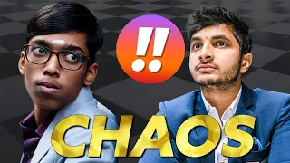 CHAOS in every game | Vidit vs Praggnanandhaa | FIDE Candidates 2024