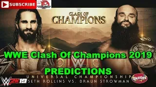 WWE Clash of Champions 2019 Універсальний чемпіонат Сет Роллінз проти Брауна Строймана Прогнози