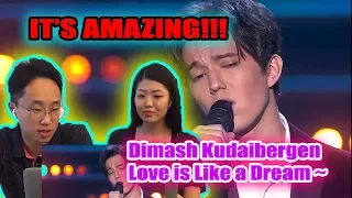 Korean Couple and Dimash Kudaibergen - Love is Like a Dream! It's AMAZING!!!