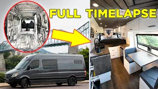 Van Build TIME LAPSE | DIY Sprinter Conversion in 8 Minutes..(Start to Finish)