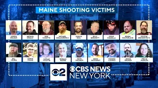 Who are the victims of the mass shooting in Maine?