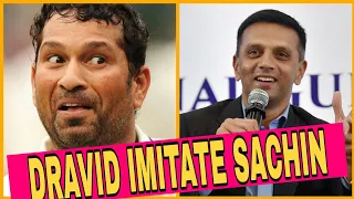 RAHUL DRAVID MIMIC SACHIN'S CUTE VOICE AND HARSHA BHOGLE COMMENT