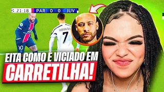 REAGINDO a O QUE ACONTECE SE IRRITAR O NEYMAR?