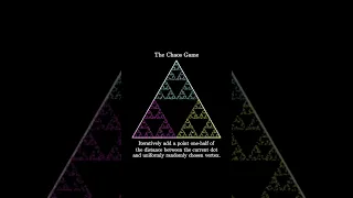 Chaos game - Sierpinski triangle