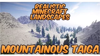 NORDIC MOUNTAINS :: Realistic Minecraft Landscapes