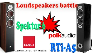 Polk Audio RTiA5 vs Dali Spektor 6