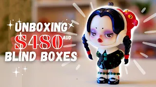 Unboxing $480 of Blind Box Art Toys [relaxing] | etellan