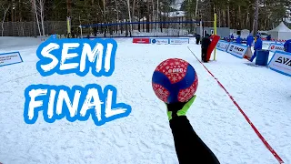 Semifinal snow volleyball | FIRST PERSON INTERNATIONAL VOLLEYBALL COMPETITION | 2024