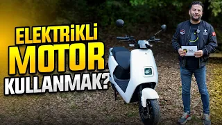 40 TL ile 100 KM yol giden GOE X8 Max elektrikli motosiklet inceleme!