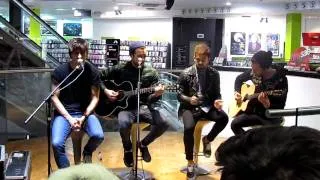 Young Guns - Bones, acoustic at HMV in Glasgow 06.02.2012