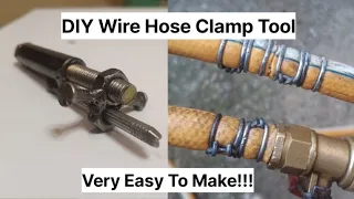 DIY Wire Hose Clamp Tool Very Easy to Make!!!